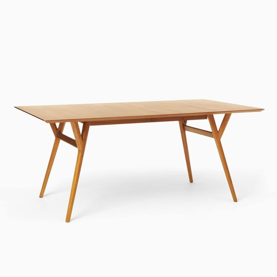 Mid-Century Expandable Dining Table (99 cm − 234 cm) - West Elm Australia